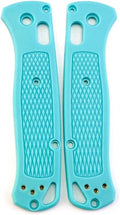 1 Pair Custom CNC Plastic Scales Handle Replacement Fits for Bugout 535(Blue)