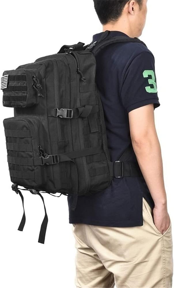 Military Tactical Backpack 45L Army 3 Days Assault Pack Bag Large Nylon 900D Mens Molle Rucksack