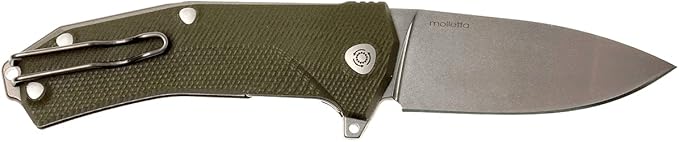 LionSTEEL KUR EDC Folding Knife Sleipner Steel Stone-Washed Blade