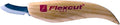 FLEXCUT Wood Carving Knives | Upsweep Knife | Ultra-Thin 1095 High Carbon Steel Blade | Ergonomic Solid Ash Wood Handle | KN28 |Made in the U.S.A.