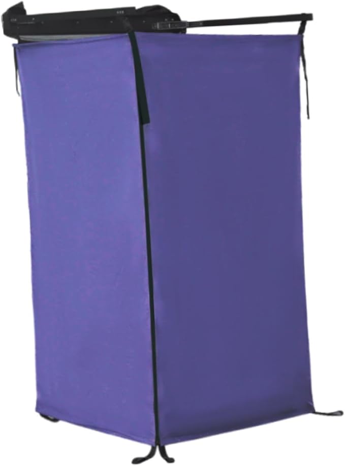 Vehicle Side Shower Tent Privacy Shelter Outdoor Changing Room Dressing Restroom for Camping Beach Van 39.37x39.37x70.87inch- Deep Blue