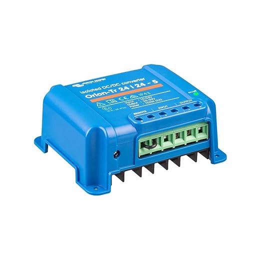 Victron Energy Orion-Tr DC to DC Converter - 24/24-Volt 5 amp 120-Watt - IP43 Protected - for Dual Battery Systems - Isolated