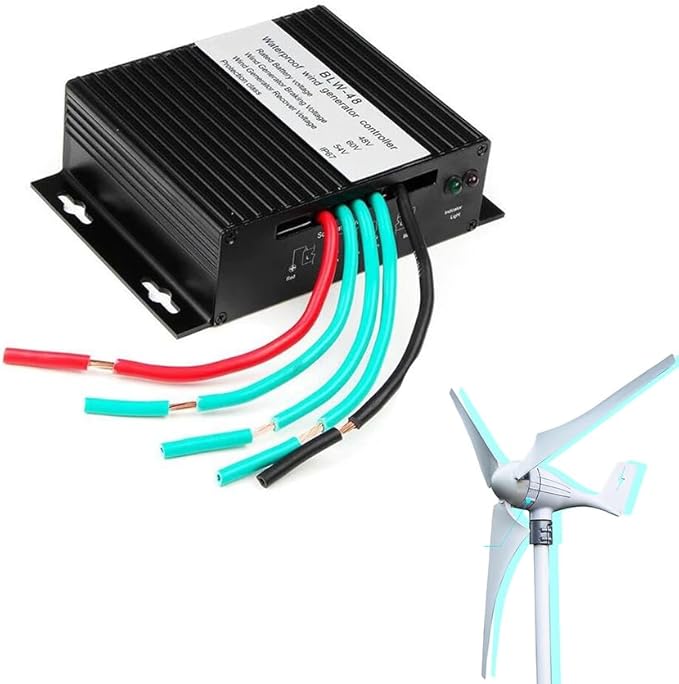 1500W-4500W Wind Turbine MPPT Charge Controller 12V 24V Auto 48V MPPT Wind Wind Controller for Lithium Battery Solar Panels Or Wind Generator