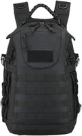 Backpack 35L Camping Man Military Tactical Rucksack Outdoor Waterproof Trekking Fishing Hunting Climbing Bag Mochila(Black)