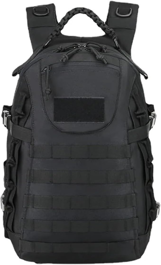 Backpack 35L Camping Man Military Tactical Rucksack Outdoor Waterproof Trekking Fishing Hunting Climbing Bag Mochila(Black)