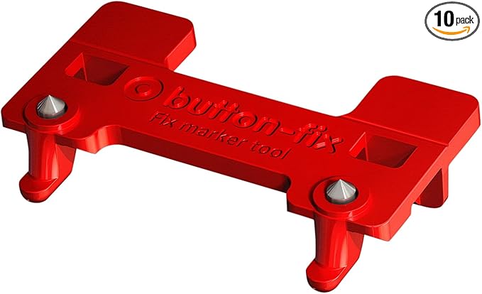 Button Fix Type 2 Bracket Marker Connecting 90 Degree Panels with New Upgraded Button (10x Marker Guides)