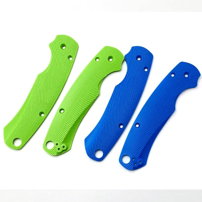 1 Pair Custom G10 Scales Handle in Green Color Fits for C81 DIY Making Handle Patch Replacement Accessory