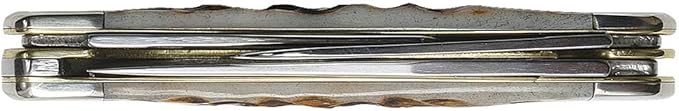 Case XX WR Pocket Knife Medium Stockman Amber Bone Handle Stainless Steel Blades Length Closed: 3 5/8 Inches