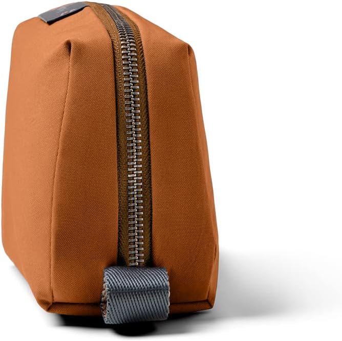 Bellroy Toiletry Kit (Unisex Toiletry Bag Zipper Closure Water-Resistant Lining Toothbrush Sleeve with Magnetic Closure Internal Mesh Pocket Organization) -Bronze