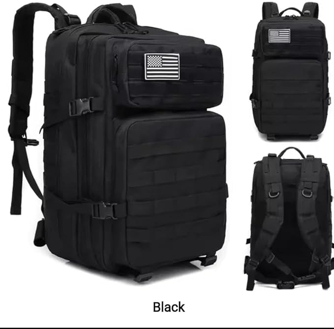900D Oxford Military Tactical Backpack Molle Army Assault3 days pack bug out Bag for PhotographerHickingTreekingTravel (Khaki)