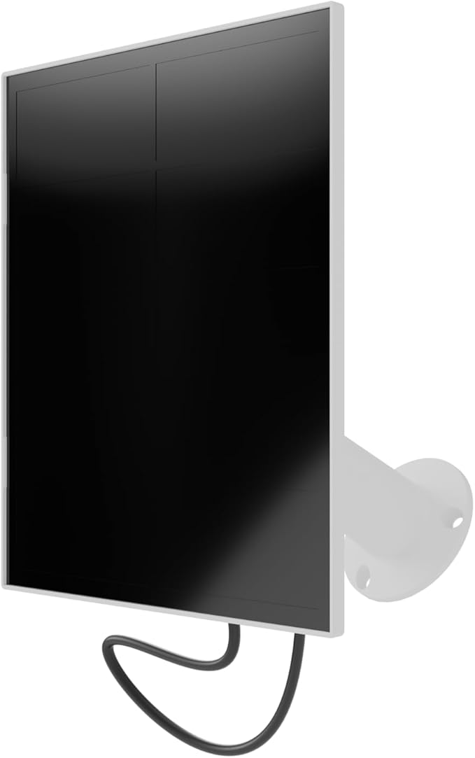 Lorex Solar Panel for Battery-Operated Cameras | 4.5 Watt | USB C and Micro-USB Adaptor | High-Efficiency | Non-Stop Power | Weatherproof | Flexible Setup