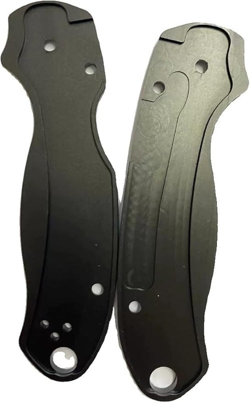 1 Pair Aluminum Scales Fits for Para 3 C223 Custom CNC Handle Patch DIY Replacement Accessory(Black)