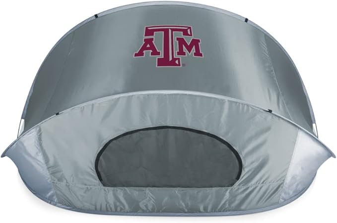 PICNIC TIME NCAA Texas A&ampM Aggies Manta Portable Beach Tent - Pop Up Tent - Beach Sun Shelter Pop Up
