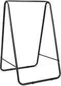 Premium Hammock Stand Heavy Duty Steel Frame with Waterproof Coating 600lb Capacity Outdoor Hanging Stand Non-Slip Base for Secure Placement on Patio Garden or Balcony