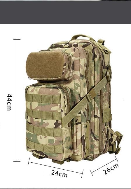 Tactical Backpack Military Molle Hiking Tactical camouflage khaki camouflage