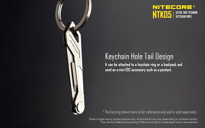 Nitecore NTK05 Titanium Knife