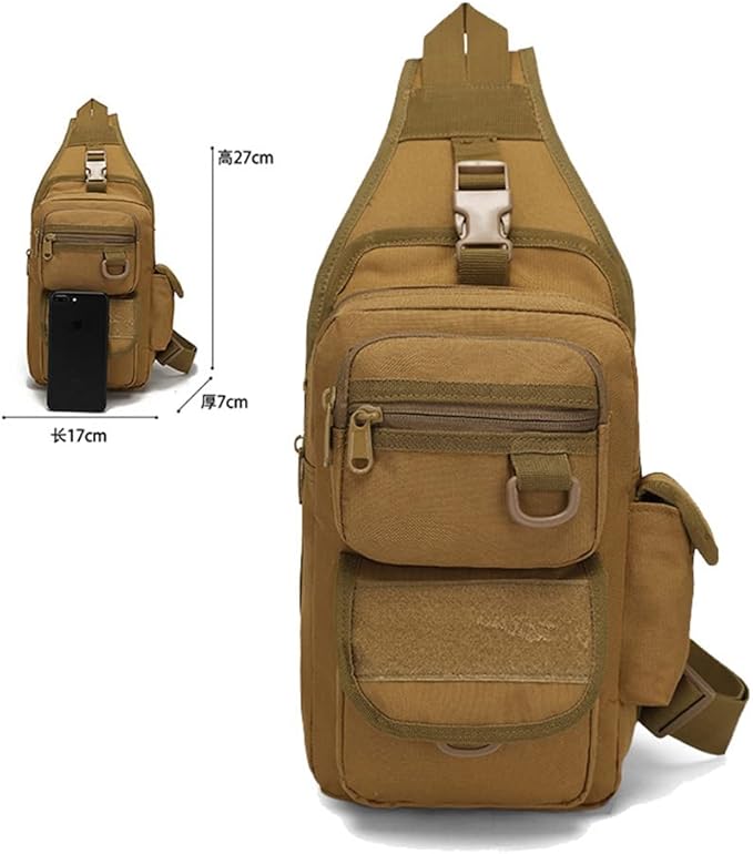 Outdoor Sports Hiking Sling Bag Shoulder Pack Camouflage Tactical 20L Chest Bag