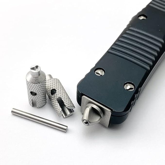 2-piece Set Handle Screw Removal Tools Fits for Microtech Combat Troodon Steel Disassembly Tool Set DIY Accessory