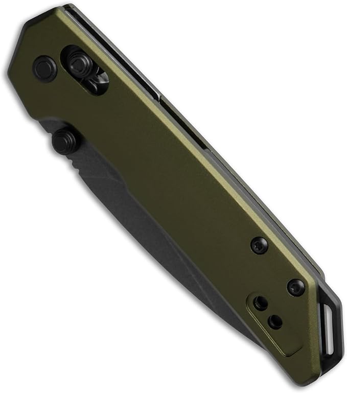 Kershaw Mini Iridium Folding Pocket Knife 3 inch D2 Steel Blade DuraLock Aluminum Handle Pocketclip