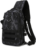 Jungle Leopard Rucksacks Tactical Backpacks Waist Chest Climbing Bag Sport Travel Short Trip Fishing Pack Outdoor(BCP)