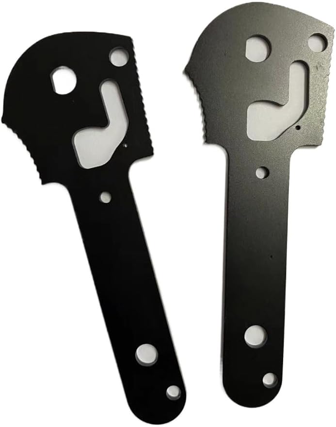 1 Pair Stainless Steel Lining Fits for Benchmade 551 Griptilian Plastic Version CNC Steel Lining
