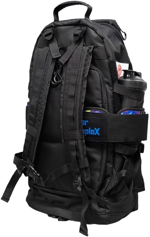 Bear KompleX Competition Tactical Backpack - Military Backpack Storage Organization Multiple Compartments Compression Straps MOLLE Webbing 1000 Denier Nylon Water Repellent Coating - 50L Black