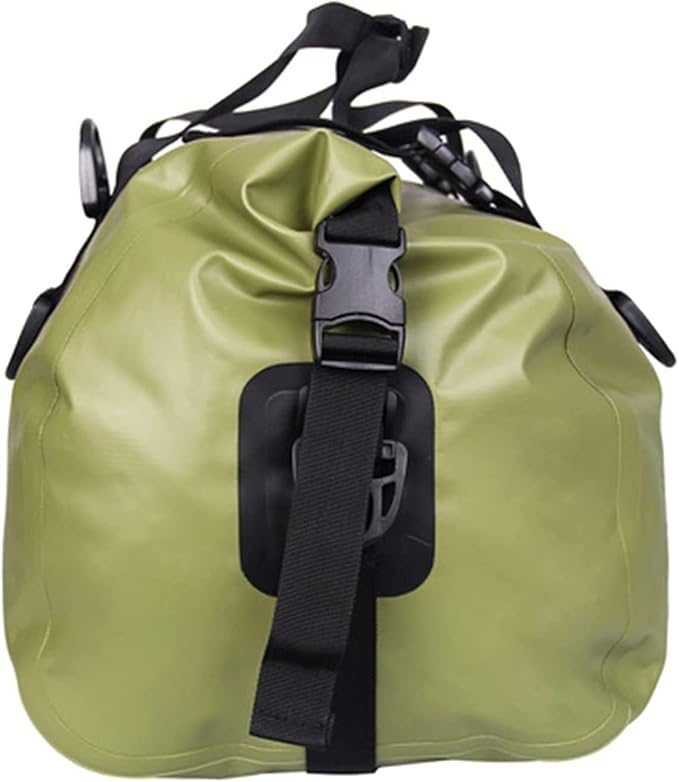 Large Waterproof Duffle Travel Dry Duffel Bag Heavy Duty Bag with Durable Straps &amp Handle for Fishing (Color : Black)