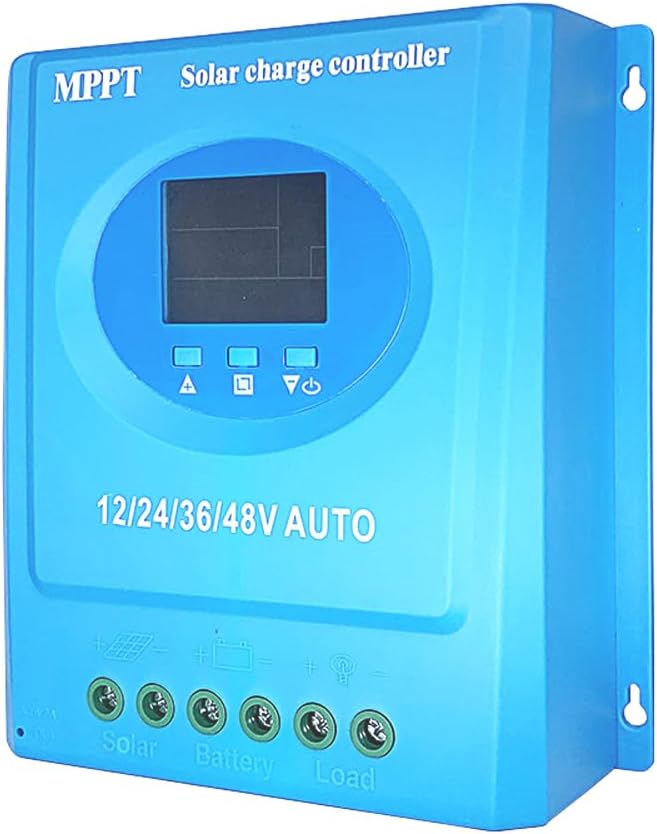 Irfora 100A MPPT Solar Controller 12V 24V 36V 48V LCD Display Battery Intelligent Regulator with Dual USB Output for Acid/Lithium Battery