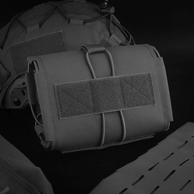 Tactical Medical Pouch - MOLLE IFAK &amp Trauma Kit Bag for First Aid Duty Belt EMT and Survival