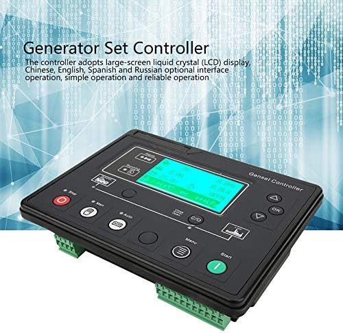 Generator Set Controller HQM6110U Control Panel Module 0.5‑70V Start Stop Automatic Detection for Single Generator