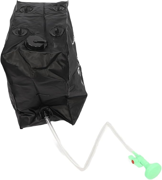 Acouto 40L Solar Shower Bag with Sprayer PVC Carrier for Camping Hiking Beach Use Proof Coating for Easy Outdoor Showers