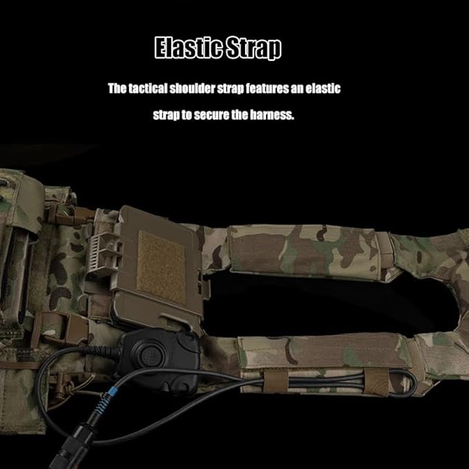 1Pair Shoulder Strap Pad Backpack Straps Cushion Pads Bag Belt Soft Mesh Pads with Tactical Gear for Vest Shoulder Strap