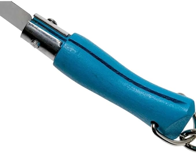 Opinel N02 CYAN KEYRING /6
