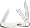 Case XX WR Pocket Knife Medium Stockman White Synthetic Stars &amp Stripes Item #39914 (43032 SS) 3 5/8 inches Closed Made In USA