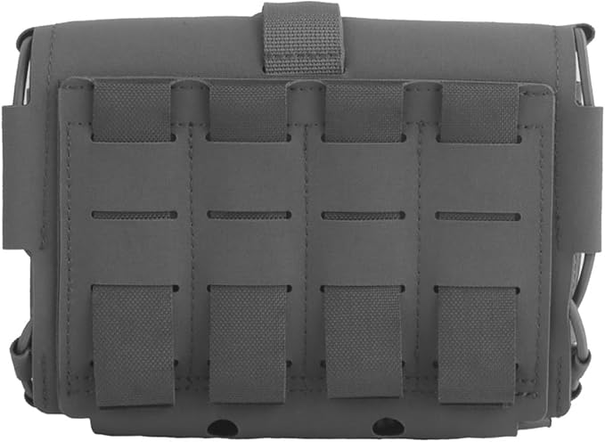 Tactical Medical Pouch - MOLLE IFAK &amp Trauma Kit Bag for First Aid Duty Belt EMT and Survival