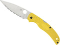 Spyderco Native Chief Lightweight Salt Folding Pocket Knife with 4 CPM MagnaCut Steel Blade and FRN Handle - EDC Knife for Men and Women Perfect for Hunting Tactical - SpyderEdge - C244SYL