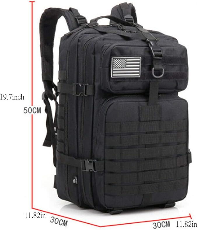 Molle Assault Pack 45L Tactical Backpack 3 Day Pack Bag Survival Rucksack