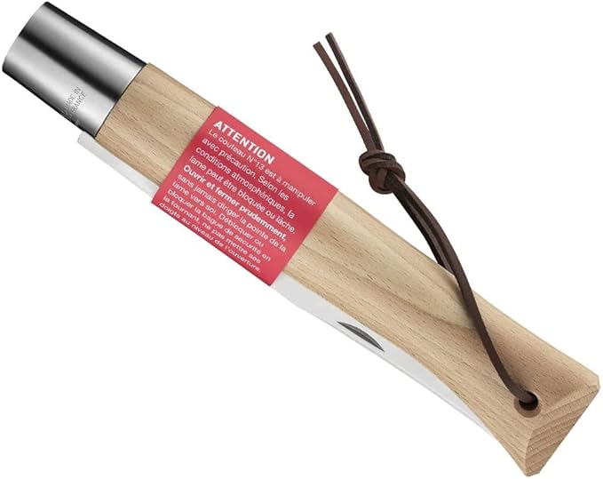 Opinel Giant No13 Stainless Steel Knife - Beechwood Handle