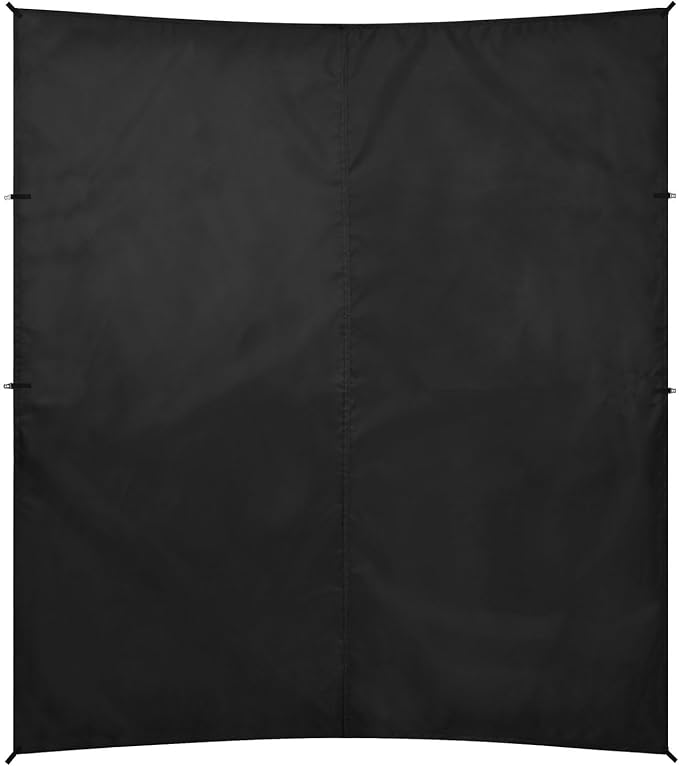 Black Beach Cabana UPF50 Lightweight Large Portable Sun Shelter with Sandbags and Shovel for Camping Picnics Backyard