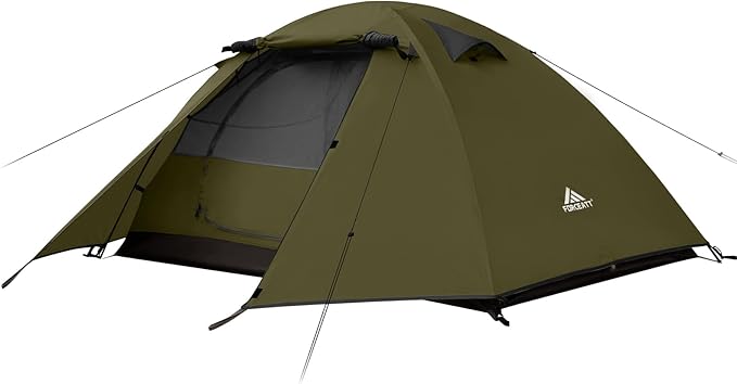 Forceatt Camping Tent 2/3/4 Person Professional Waterproof &amp Windproof Lightweight Backpacking Tent Suitable for OutdoorHikingCamping Mountaineering and Travel