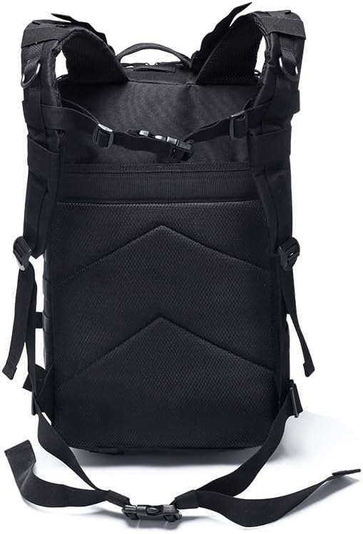 Tactical Assault Bugout Backpack 45L Molle Bag Bug 3 Day Bugout Bag Military Syle (Black)