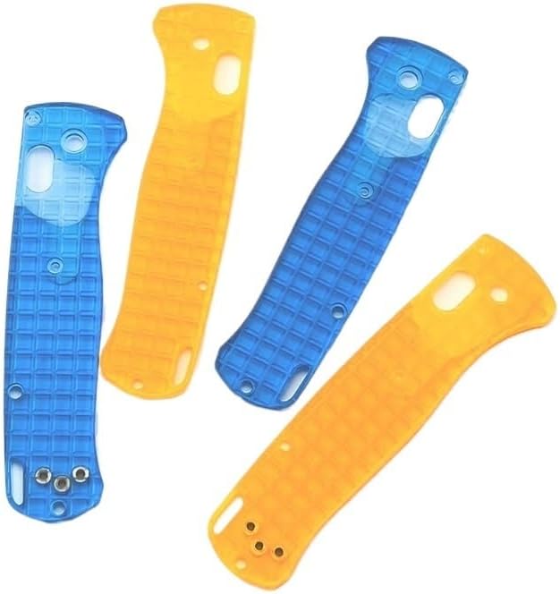 1 Pair Custom Acrylic Scales Handle Patch Replacement Fits for Bugout 535