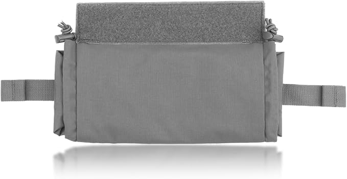 Military Tactical FC First Aid Kit Pouch for LargeTactical Vest Chest Hanging Multifunctional Portable Utility Expansion Outdoor Medical Bag (Grey)