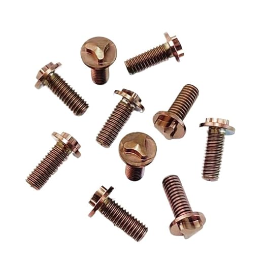 4 Pieces M3 Thread Titanium Screws with 1Set Screw Removal Tool Fit for Scales Handle Fastening