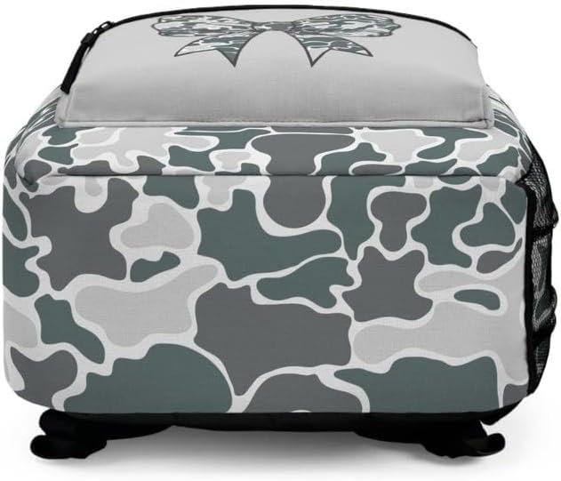 Coastal Camo Coquette Bookbag/Camo Backpack/Trendy Camo Travel bag
