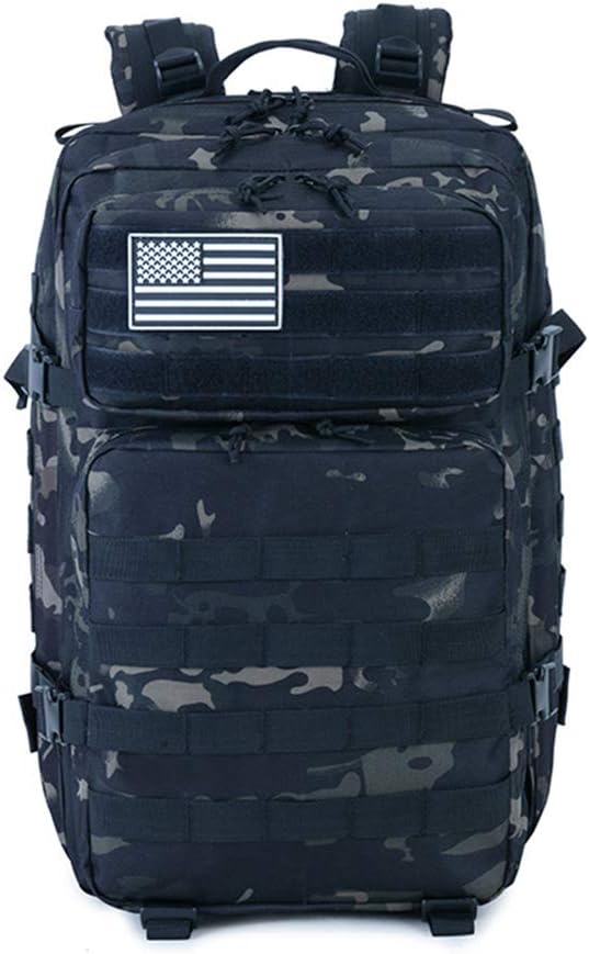 45L Military Backpack Tactica Rucksack Outdoor Assault Pack Hiking Travel Rucksacks