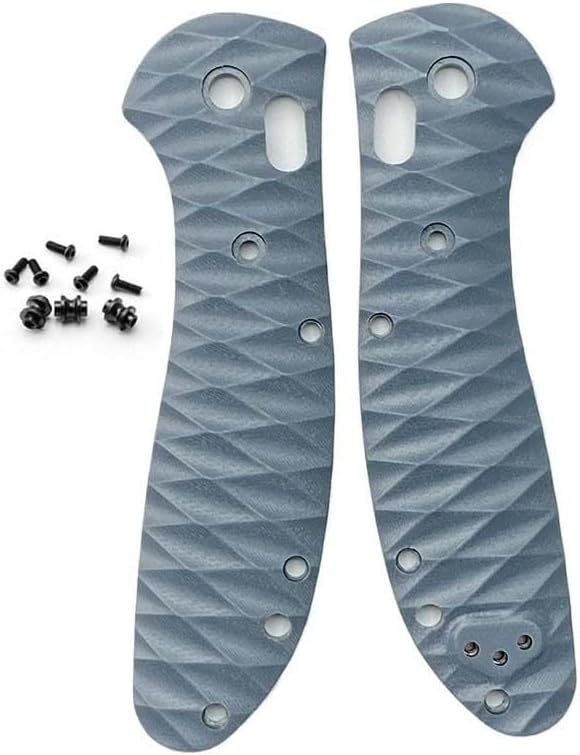 1 Pair G10 Scales with 3 Sets Screws Fit for Griptilian 551 CNC Handle Patch Replacement