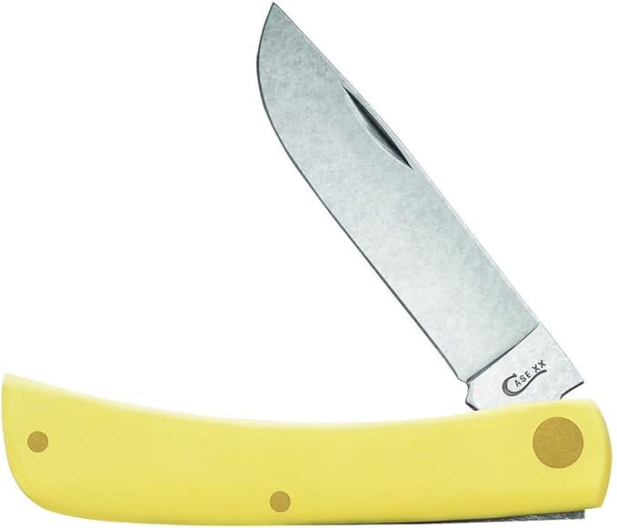 Case Sod Buster Pocket Knives Yellow Small