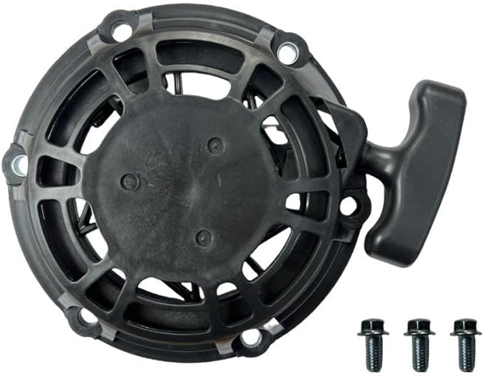 Recoil Starter with Handle and Bolts- Replacement for PREDATOR Inverter Generator Surge 2000 Watt (SKU# 71343 59135) replacement part for Westinghouse 80cc iGen2550 iGen2550c iGen2550DFc