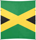 Jamaica Flag Beach Tent UPF50+ Protection Easy Setup Shade Sun Shelter with Sandbags Sand Shovel Poles for Backyard and Camping